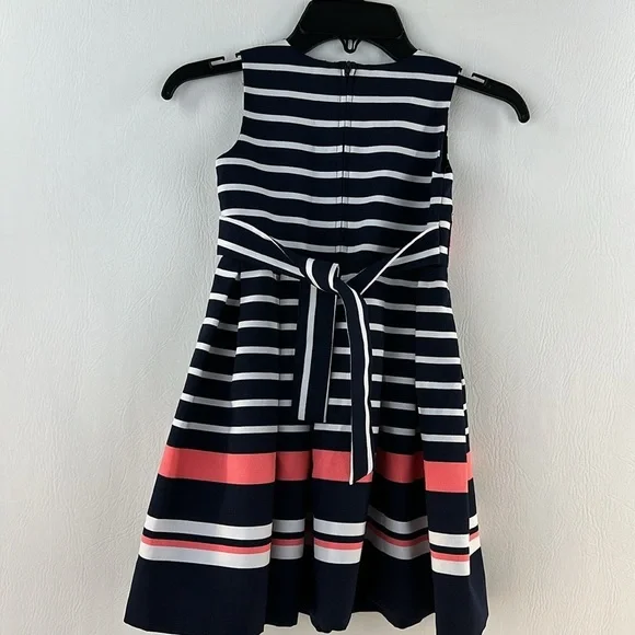 Jessica Ann Girls’ Striped Dress, 4 - Picture 4 of 8